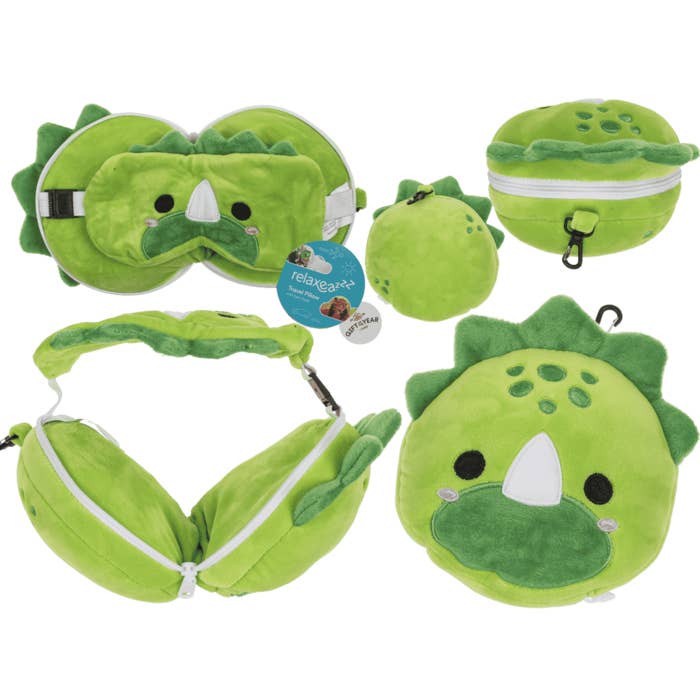 Oreiller de voyage en peluche pour enfants avec masque pour les yeux, - 61/6845# pour la vente par Out of the blue KG
