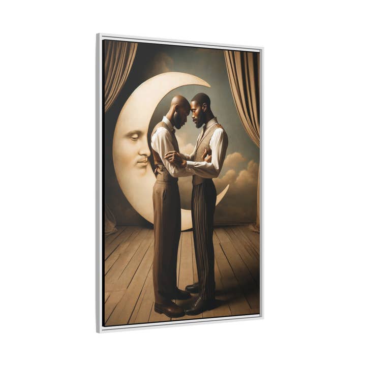 Walt & Pete - Wholesale Art Print - Missing Art Studies - Man In The Moon 00245