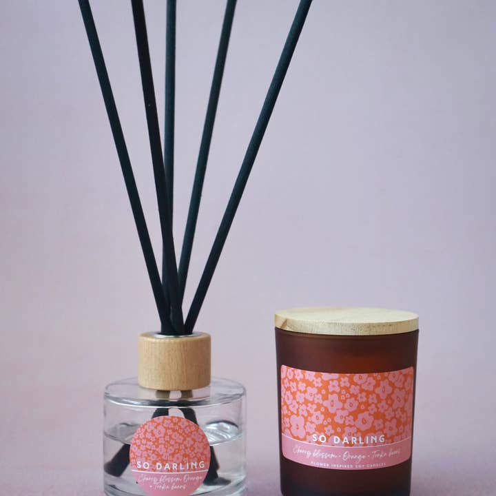 Cherry blossom, Orange and Tonka bean Diffuser for wholesale by So Darling