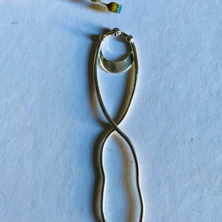 Silver hair pin for wholesale by Nevermore Fine Jewelry