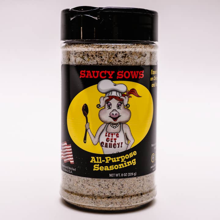 All-Purpose Seasoning 8oz / Case of 12 units for wholesale by Saucy Sows