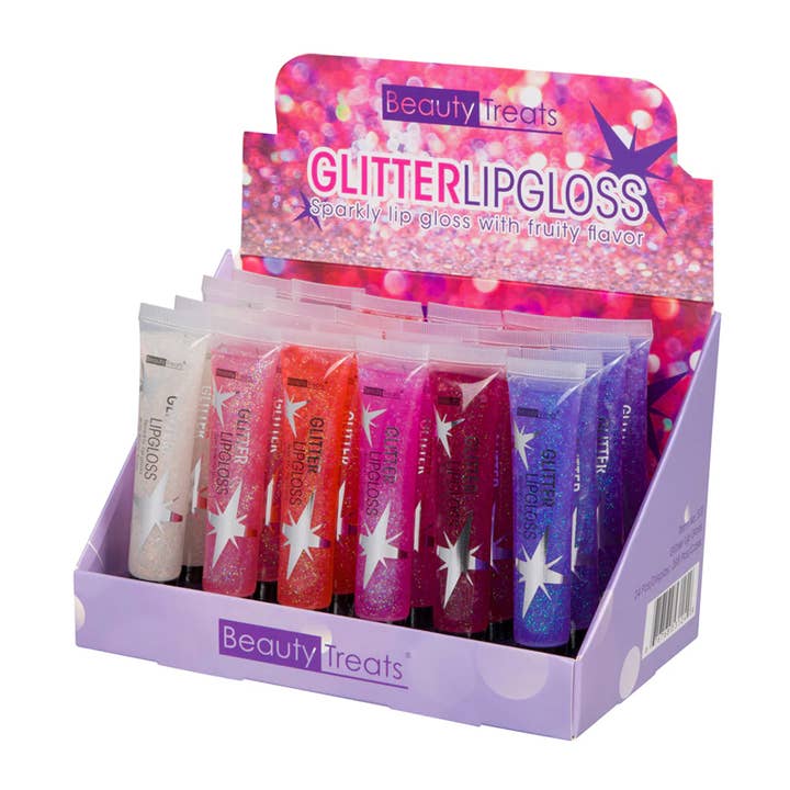 PINEAPPLE Beauty - Wholesale Lip Gloss - Beauty Treats 531 Glitter Lip Gloss - 24pc