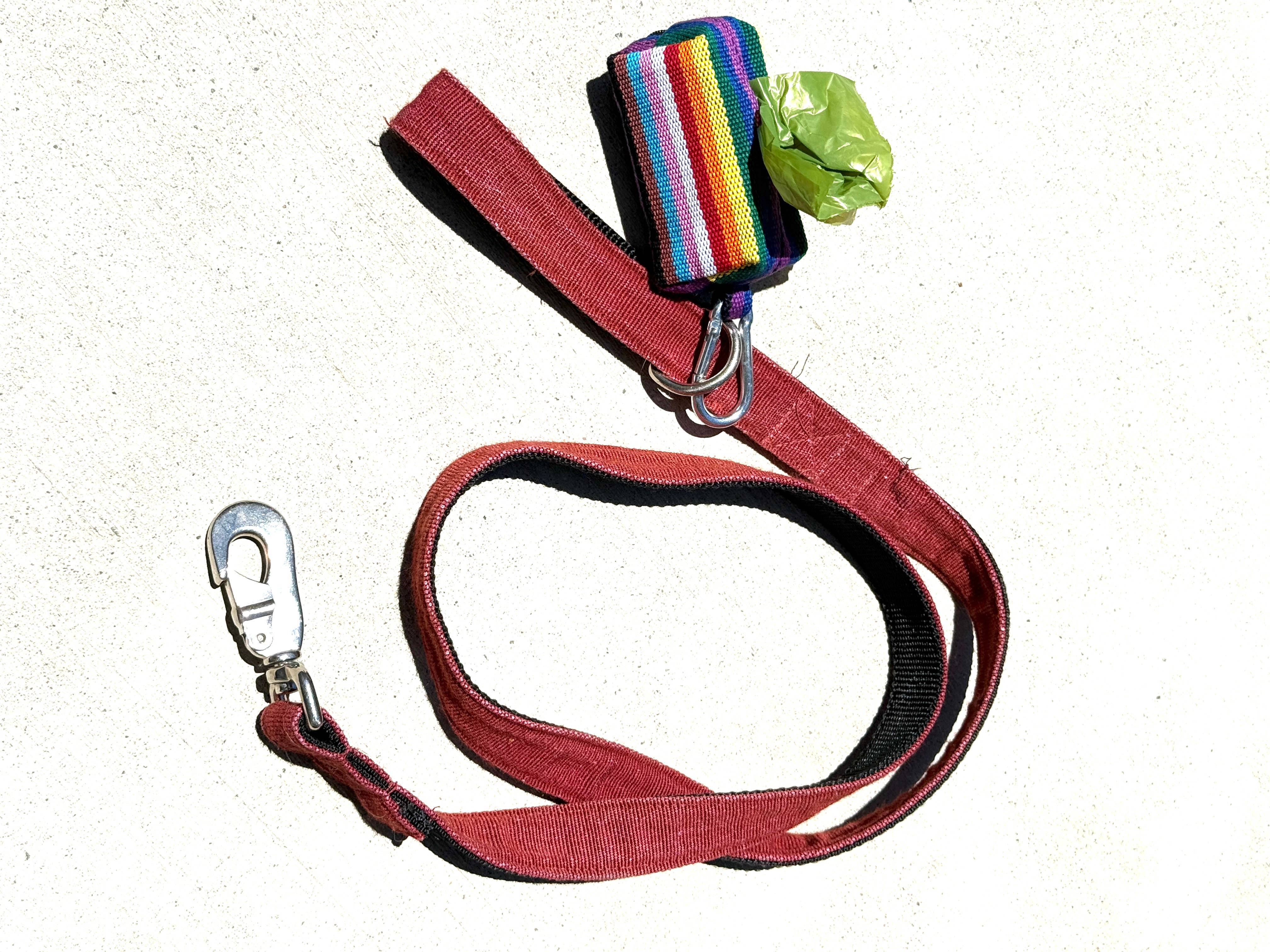 Sam & Nala | intentional style for pets & their people - Wholesale Pet Poop Bag Dispenser - A Case of the Stripes (Rainbow) – Handwoven Dog Poop Bag1