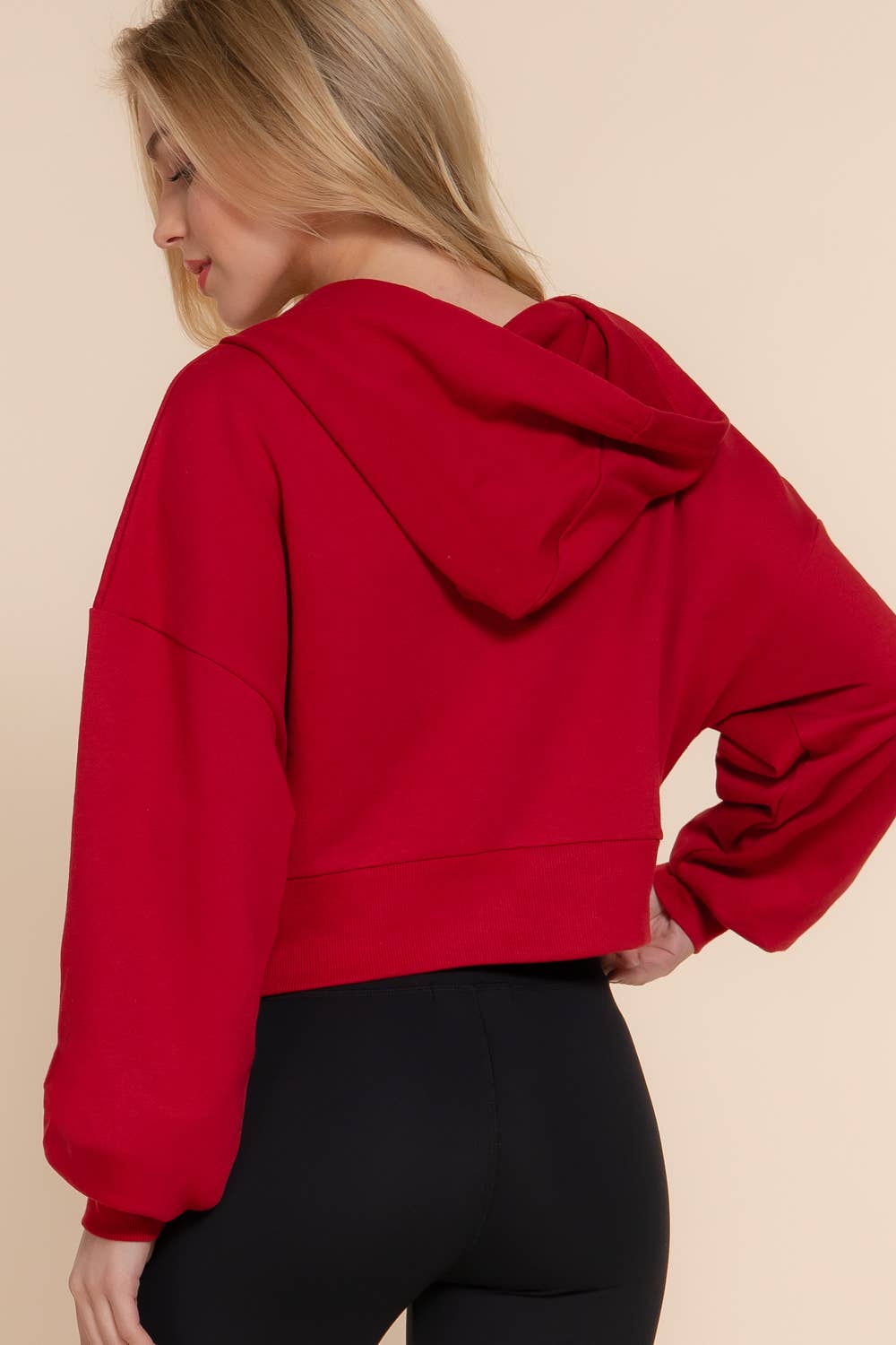 Active Basic | Active USA - Vente Sweat à capuche – femme - Veste à capuche zippée manches longues en French Terry33