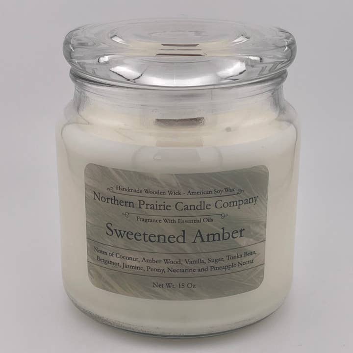 Sweetened Amber for wholesale by Northern Prairie Candle Company