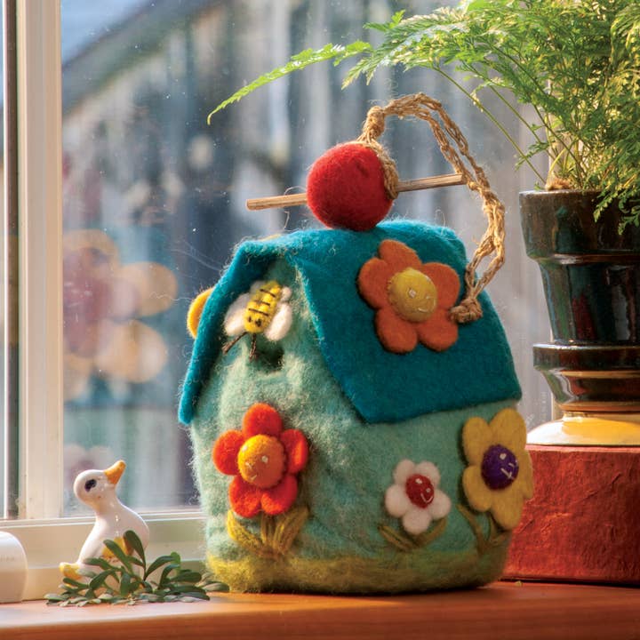 dZi Handmade - Wholesale Bird House - Flower House Birdhouse