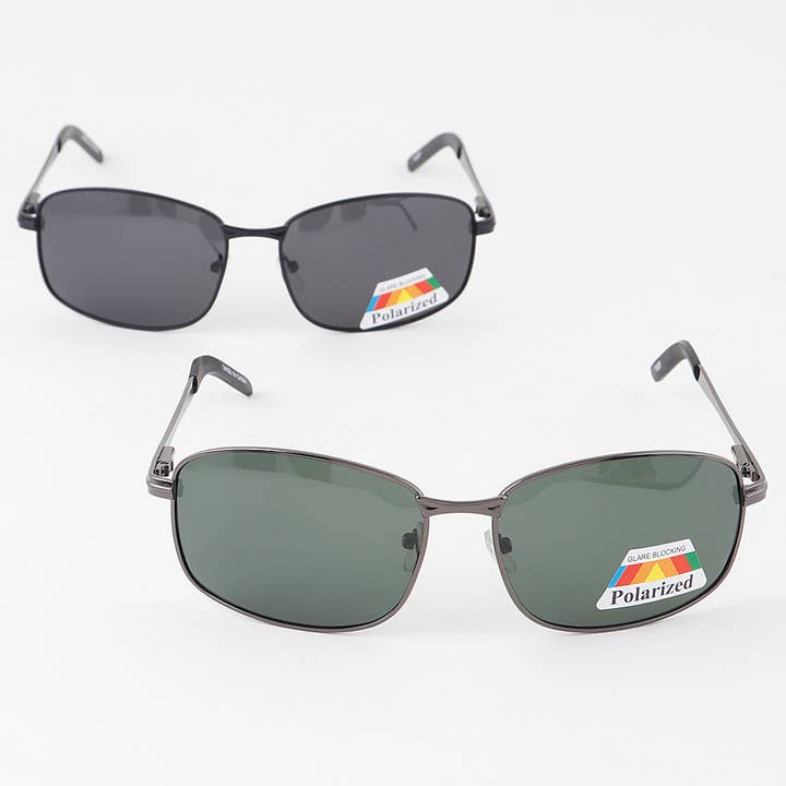 MIX Classic Thin Polarized Square Sunglasses for wholesale on Faire