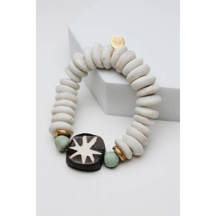 Crowned Free - Wholesale Beaded bracelet - In the Clouds Bracelet - Made by Survivors - Two Sizes1