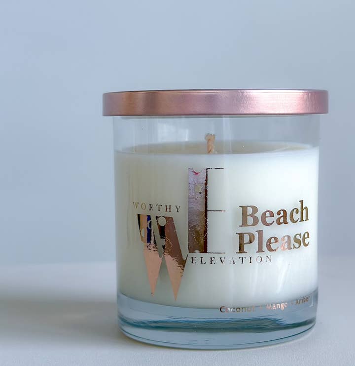 Worthy Elevation - Wholesale Jar/Filled Candle - Beach Please Floriental Scented Candle4