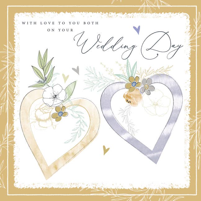With love to you both on your Wedding Day - hearts for wholesale by Katie Phythian Design