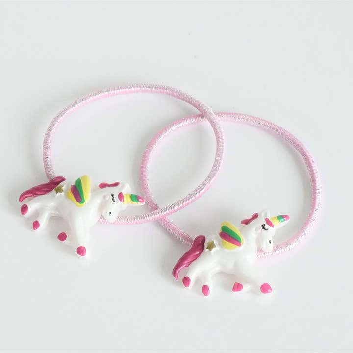 DPH Design-Agentur - Wholesale Hair Tie - Kids - Hair scrunchies unicorn glitter 2 pieces