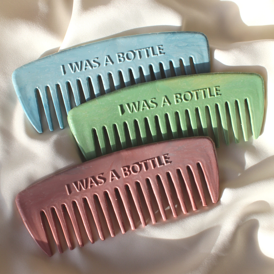 Queen Scrunchie – Großhandel Haarbürste/Kamm – 100% recycelter rosa Haarkamm1