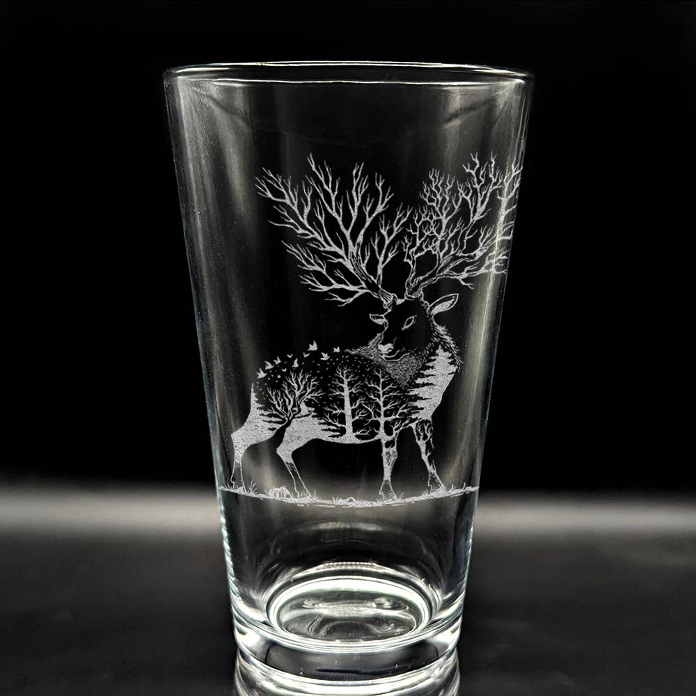 LumEngrave – wholesale Beer glass/mug – DOUBLE EXPOSURE HUMMINGBIRD Engraved 16oz Pint Glasses1