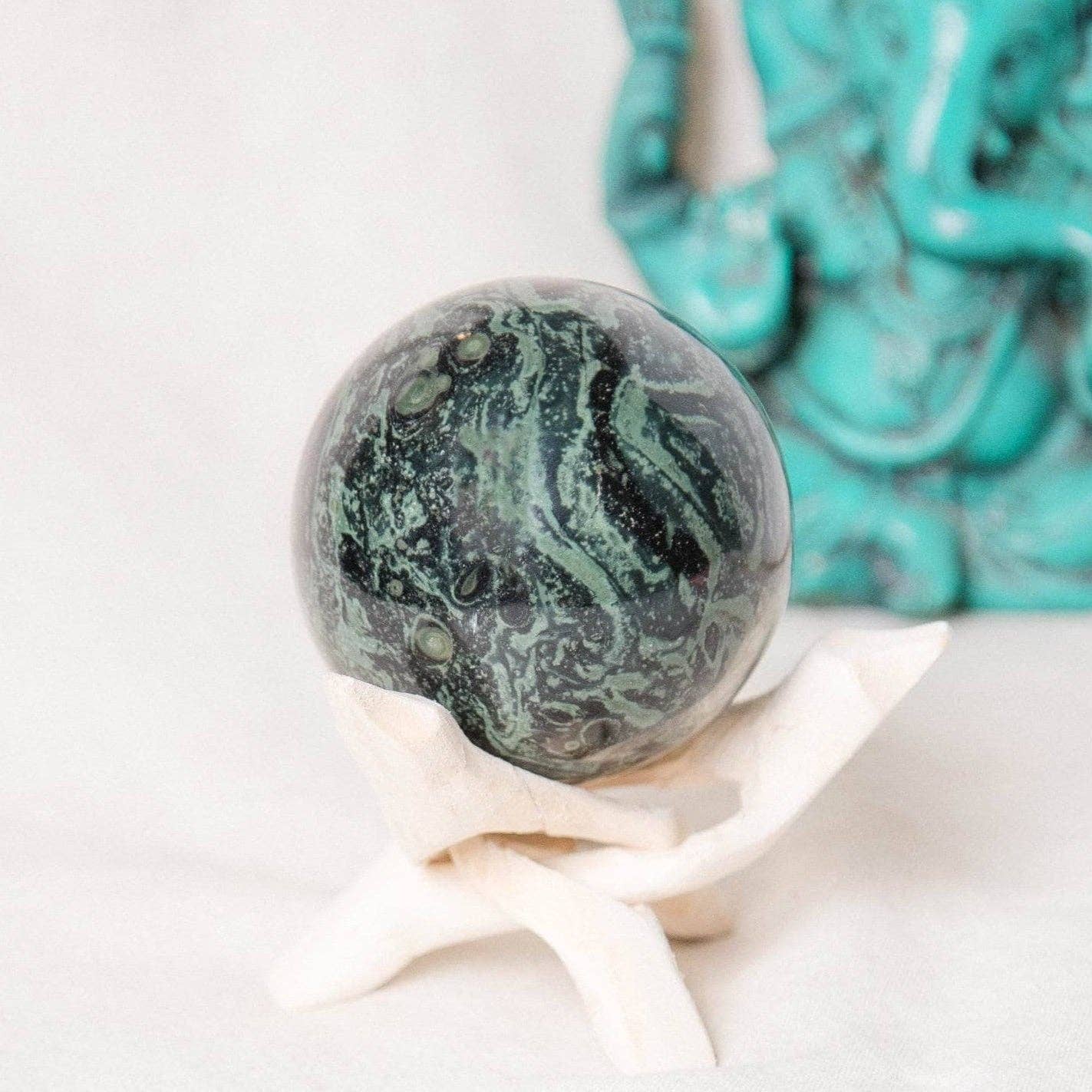 Tiny Rituals - Wholesale Spiritual Stone/Crystal - Kambaba Jasper Sphere - AAA Premium Quality74