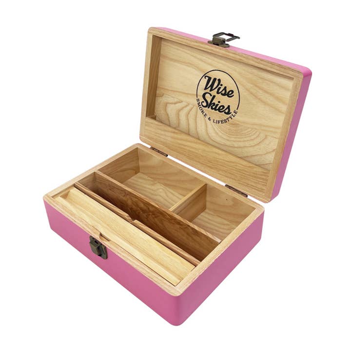 Pink Ashwood Storage Rolling Box Accessory Home Giftware for wholesale by SFW Trade