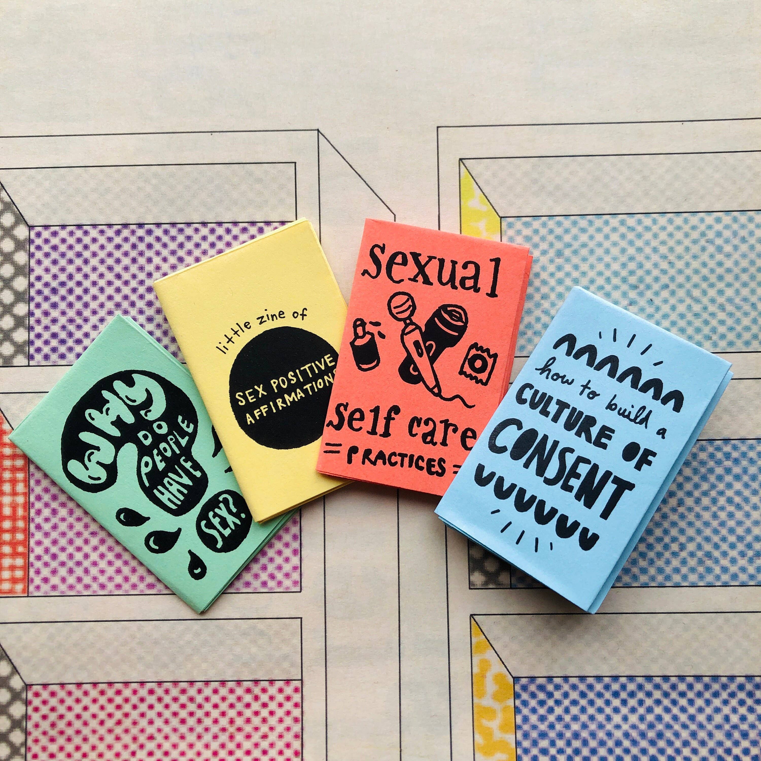 Pleasure Pie - Wholesale Romance Novel - Little Zine Of Sex-positive Affirmations | Feminist Sex Education Self Love Tiny Zine5