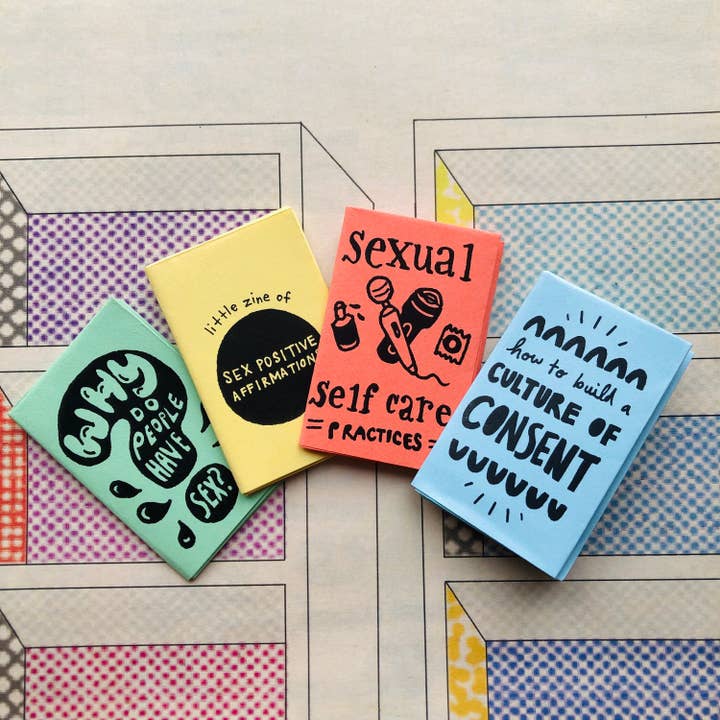 Pleasure Pie - Wholesale Romance Novel - Little Zine Of Sex-positive Affirmations | Feminist Sex Education Self Love Tiny Zine5