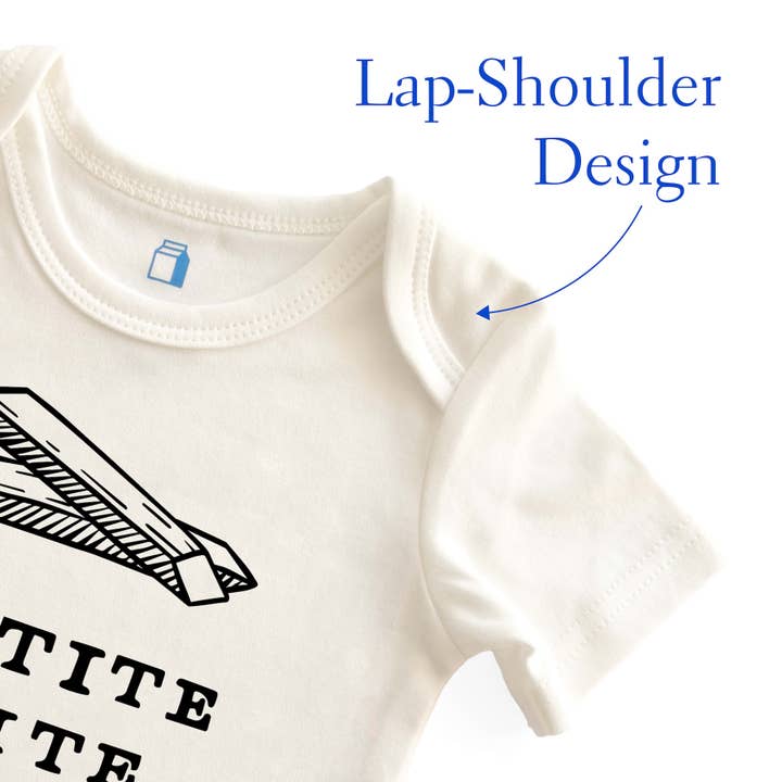 Chunky Deli - Wholesale Bodysuit (non-footed) – Baby - Petite Frite Baby Bodysuit | Natural 3M, 12M4