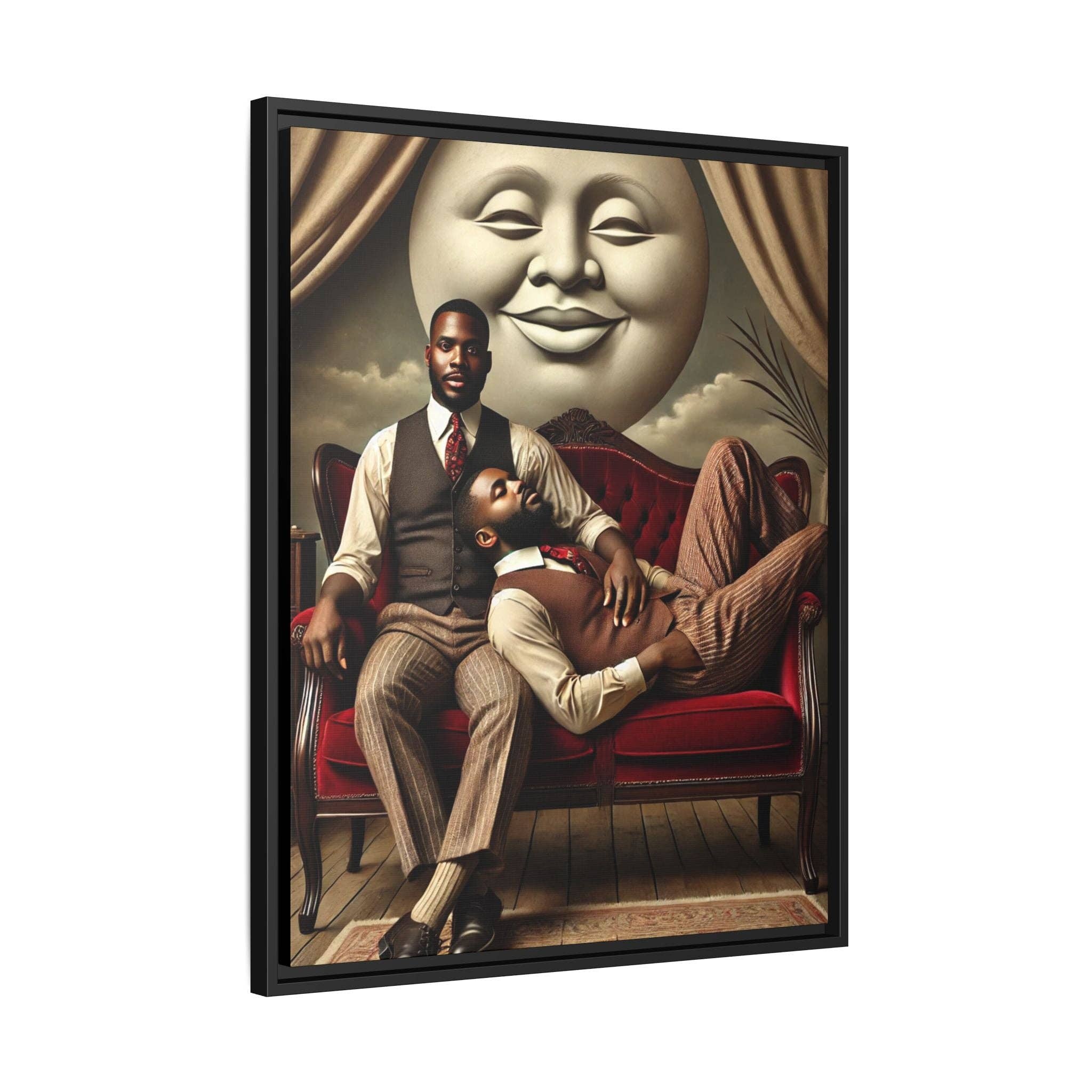 Walt & Pete - Wholesale Art Print - Missing Art Studies - Man In The Moon 00630