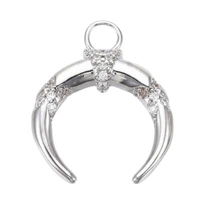 Sølv Lunar Kejserinde Charm for engroshandel hos The Charm Bar Company