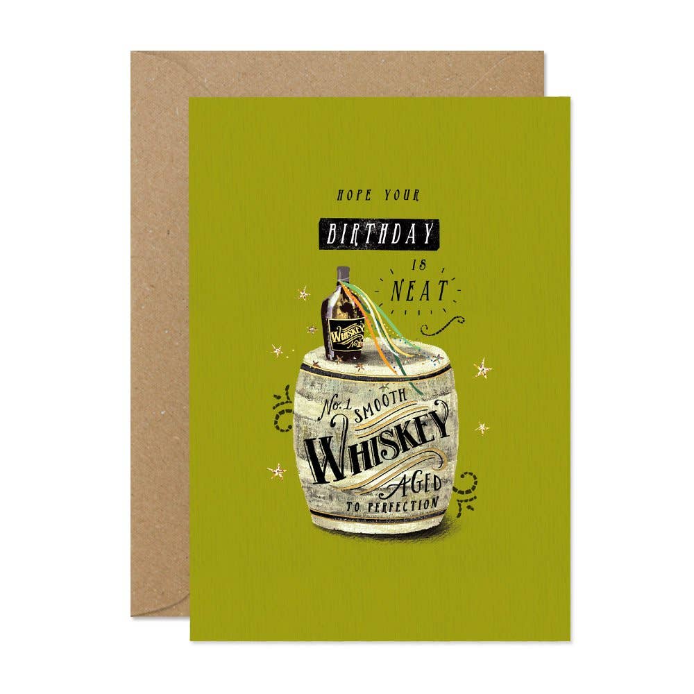 Stephanie Davies – wholesale Födelsedagskort – Hoppas din födelsedag är en fin whiskytunna1