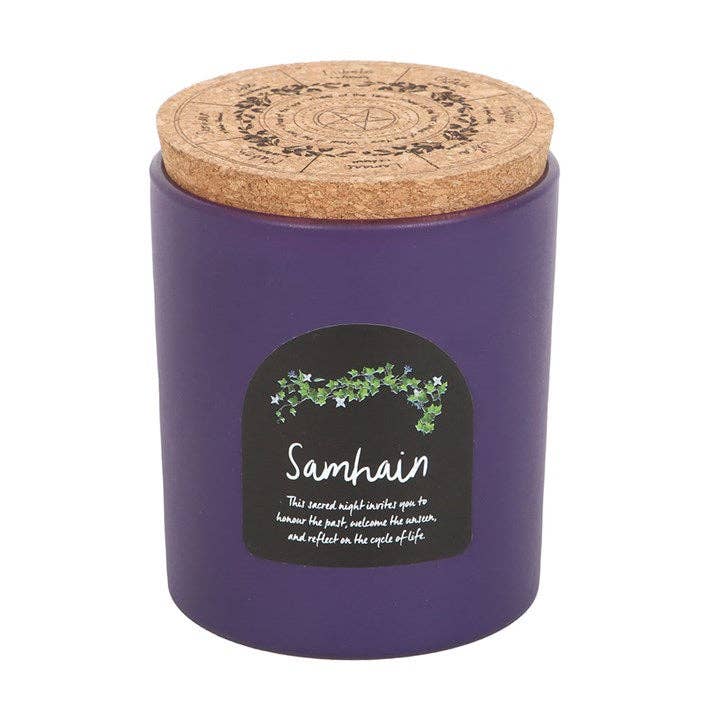 Something Different Wholesale - Wholesale Jar/Filled Candle - Samhain Spiced Pumpkin Wheel of the Year Candle1