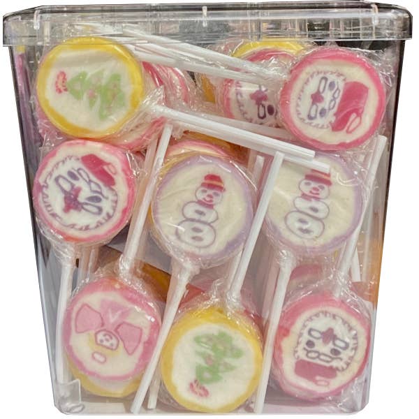 ADG Diffusion – Chupa-chupa por atacado – Pirulitos ROCK “CHRISTMAS” - Display com 100 pirulitos1