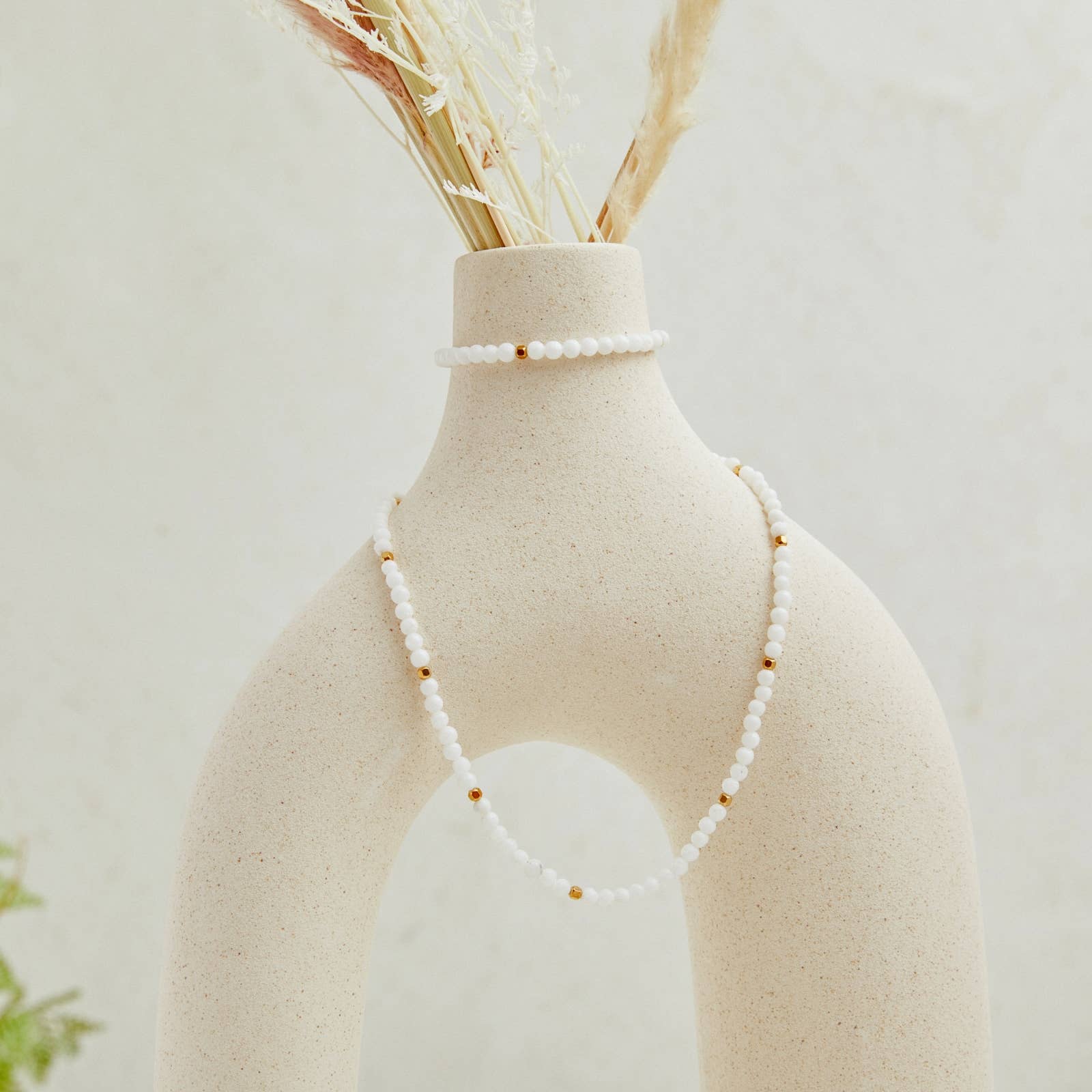 Lovelika – wholesale Link & chain necklace – Simple chain necklace with stones - Skylar19