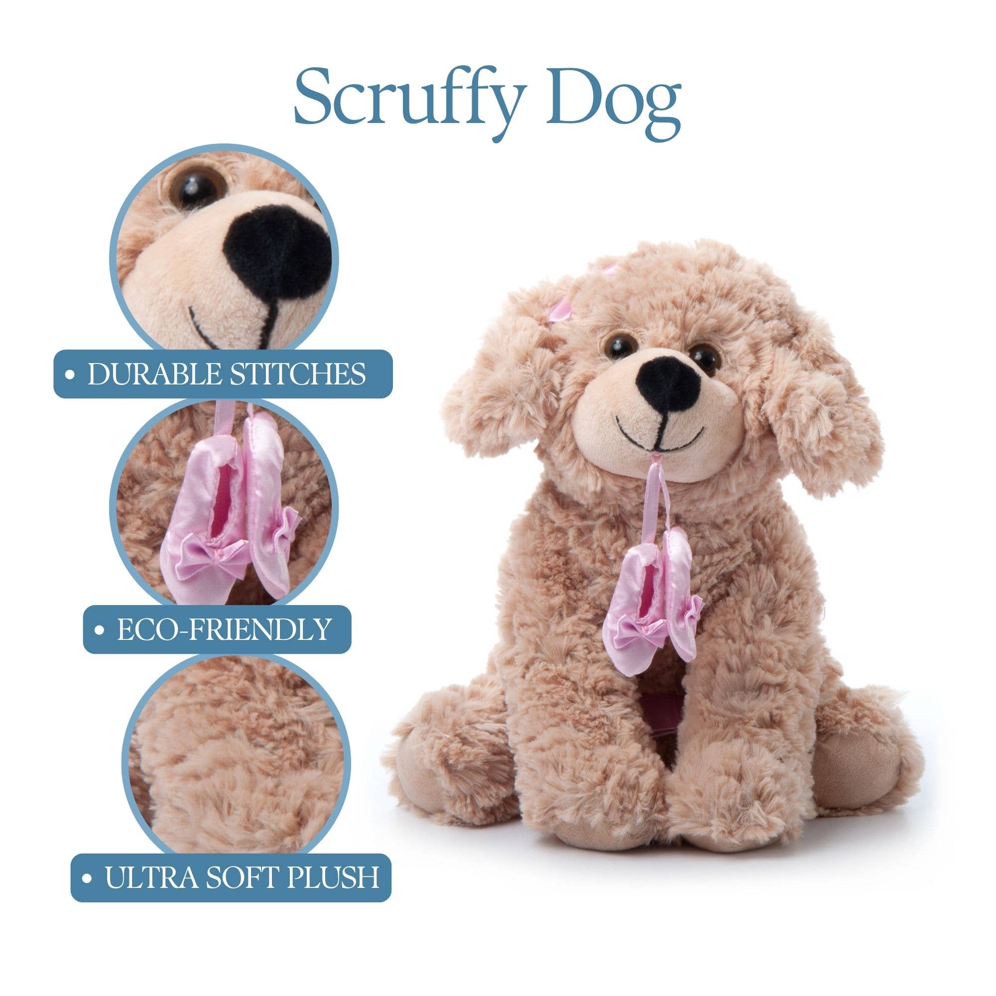 The Petting Zoo - Venta al por mayor Peluche - Niños y bebés - Peluche de Perrito Bailarina de 10" (24 cm) Rosa9