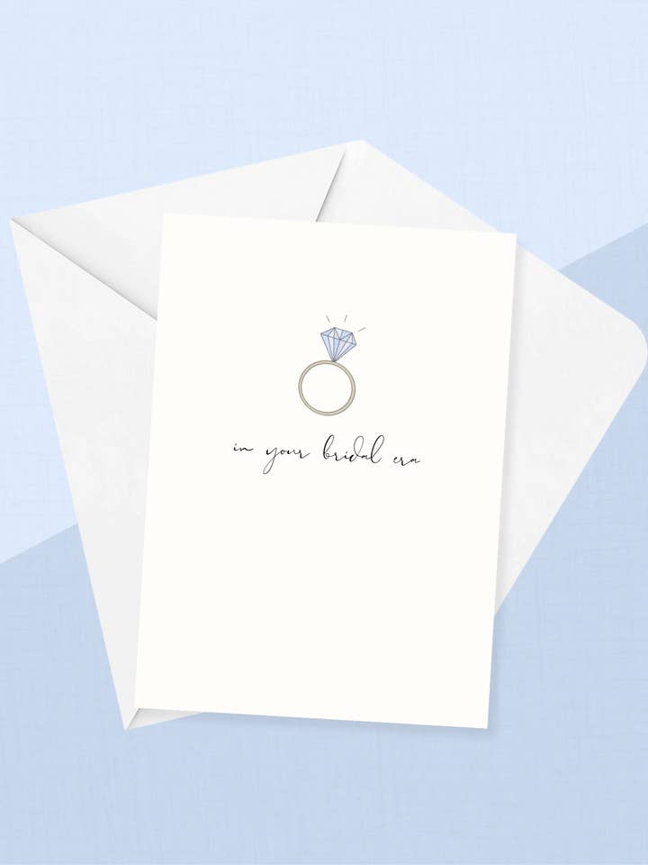 Carte de vœux pour votre ère nuptiale pour la vente par Becca Scott Design