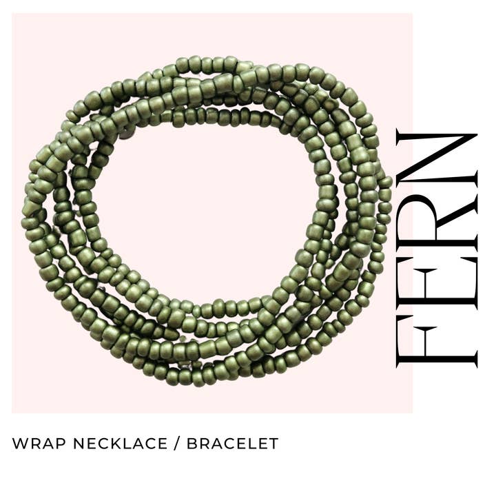 House of Sanchez - Wholesale Beaded/Pearl Necklace - Fern - Wrap Necklace / Bracelet0