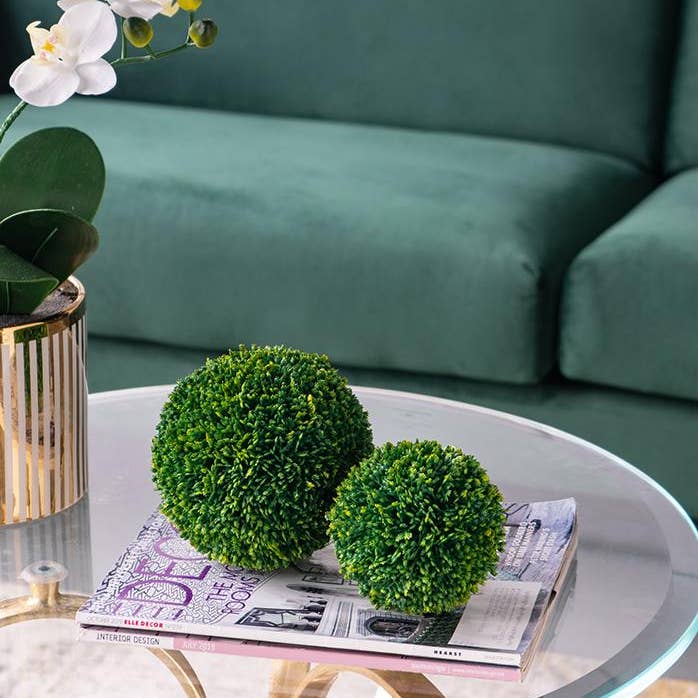 A&B Home Group Inc. - Wholesale Artificial Plant - S/3 4" Artificial Boxwood Decorative Spheres3