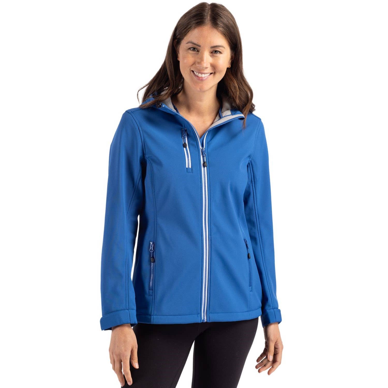 Cutter & Buck - Wholesale Jacket - Women's - Clique Telemark Eco Stretch Full Zip Womens Hooded Jacket3