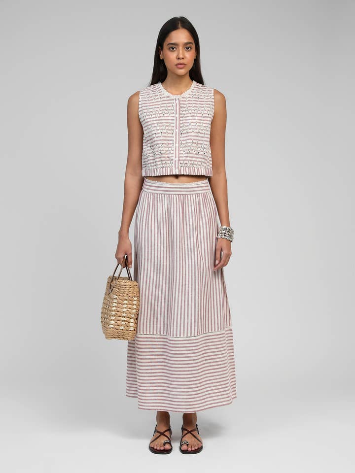 RABIA raspberry skirt for wholesale on Faire