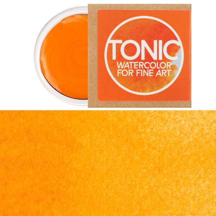 Aquarelle Tonic, Godet en Porcelaine, #035 Mandarine Orange pour la vente par Federal Color