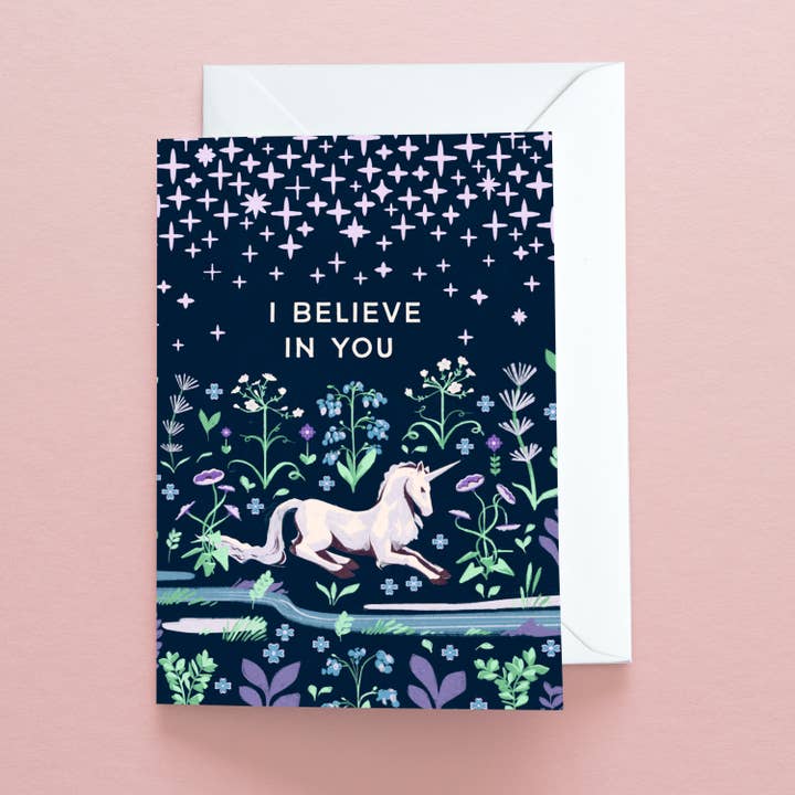 I Believe In You Greetings Card for wholesale by Papio Press