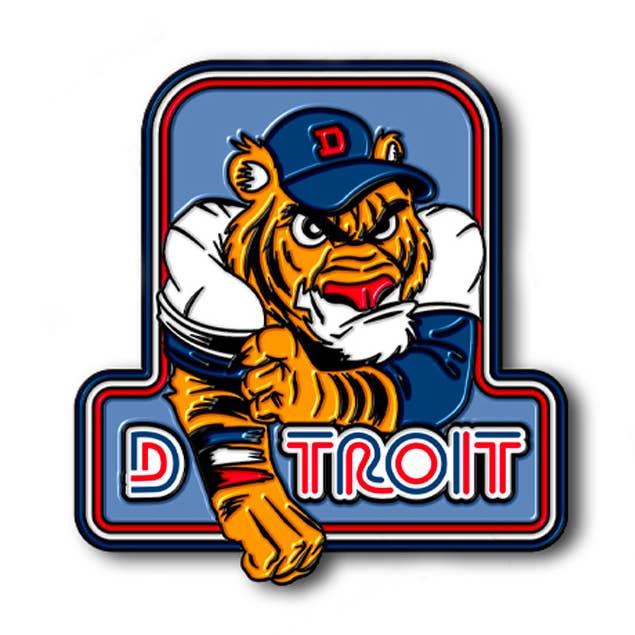 Épingle en émail Tigre Tenace pour la vente par City Bird