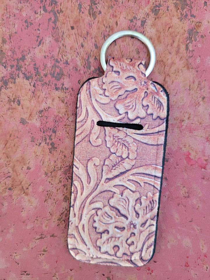 Porte-baume à lèvres en cuir usiné pour la vente par Punchy Pineapples