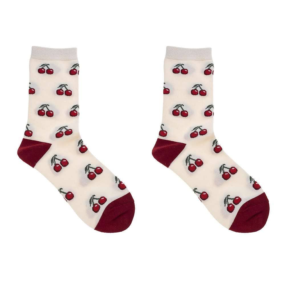 white red Socks - Cherry for wholesale on Faire0