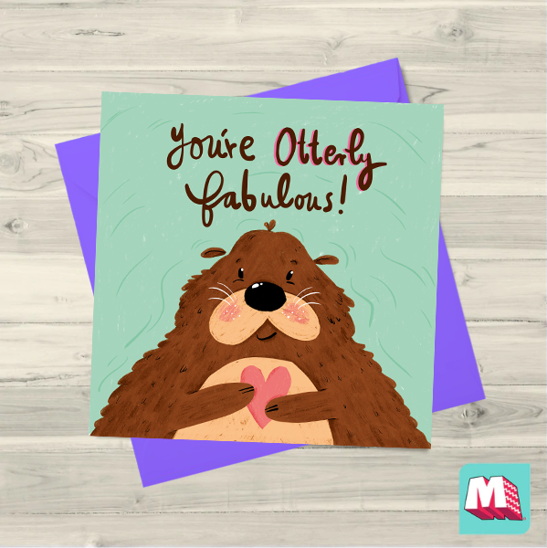 Maktus - Wholesale Love Card - Otterly Fabulous0