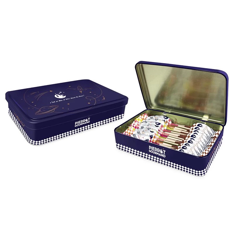 LS GROUP - Wholesale Lollipop - Metal Collector Box with 20 Assorted Lollipops0