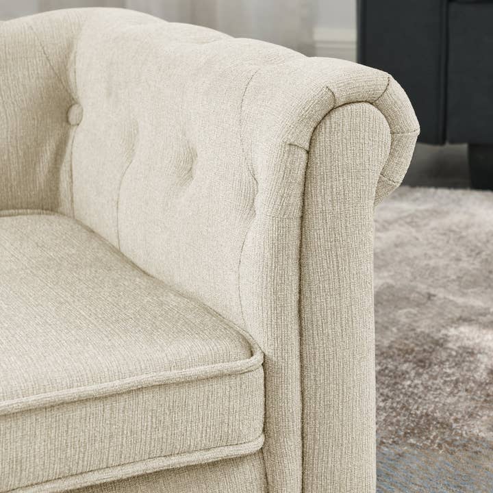 39F Inc. - Wholesale Pet Bed - Cat/Dog - Modern Beige Elevated Pet Bed - 40"*23"*14" Foam Dog Sofa5