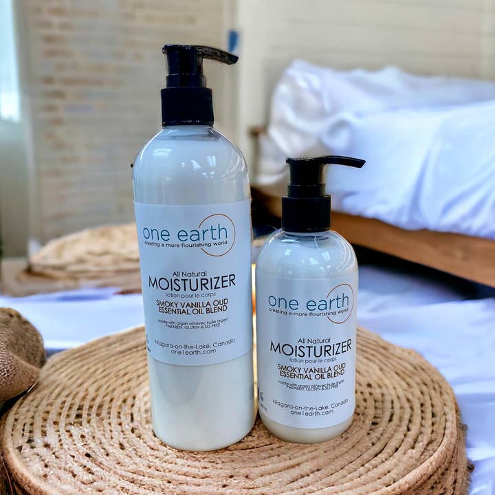Body & Hand Lotion - Smoky Vanilla & Oud for wholesale by One Earth