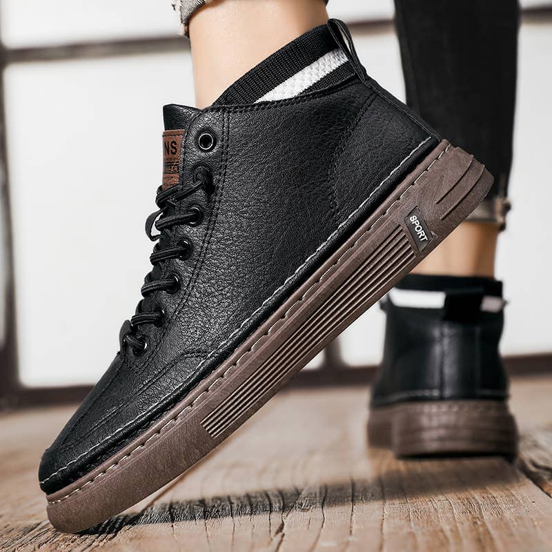 Calseosvic - Wholesale Lifestyle Sneakers - Men's - Fashionable and versatile mid-top shock-absorbing shoe7