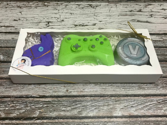 Southern Fleek Bath LLC – wholesale Bath bomb/fizz – Video Game Bath Bomb Gift Set5