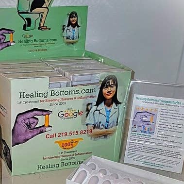 Healing Bottoms - Wholesale Oral Supplement/Vitamin - HB's Fissure Suppositories, Liquid Curcumin