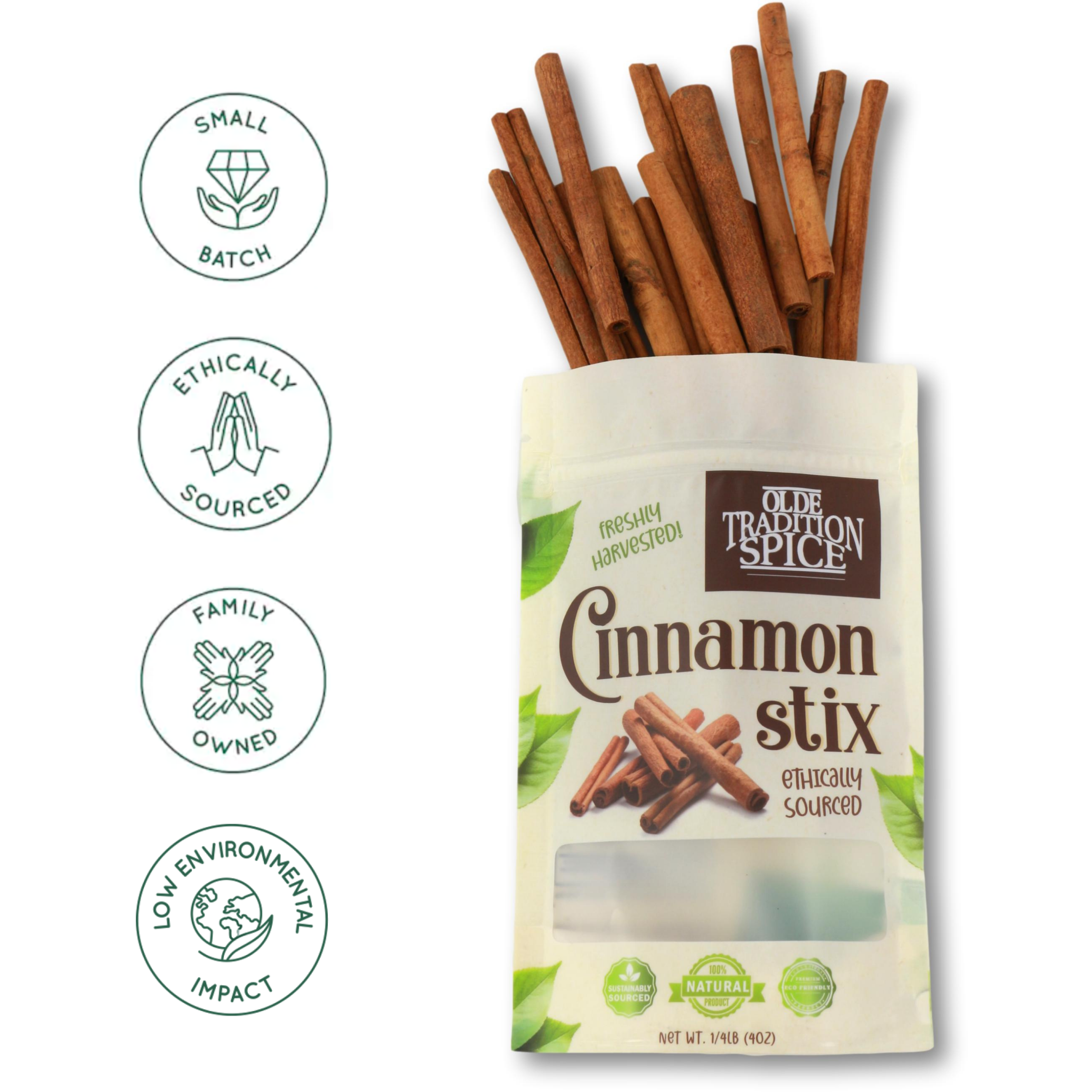 Olde Tradition Spice - Wholesale Dried Spice - Whole Cinnamon Sticks – 4-Inch, Aromatic & All-Natural3