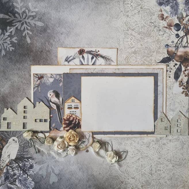 Ecstasy Crafts Distributing - Wholesale Scrapbook - 3Quarter Designs - Scrapbook Collection - Enchanted Winter