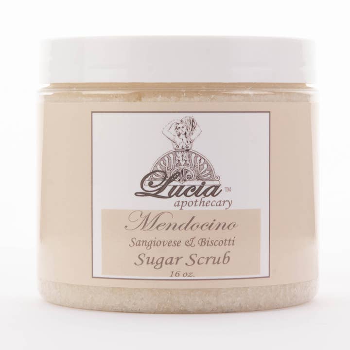 Mendocino Sugar Scrub for wholesale by Lucia Apothecary, LLC