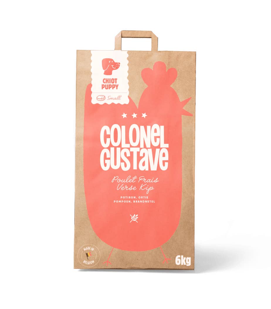 Colonel Gustave - Wholesale Pet food – Dog - Puppy kibble - Fresh Chicken, Pumpkin and Nettle